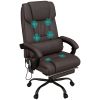 Vinsetto High Back Vibration Massage Office Chair with 6 Points, Hight Adjustable Computer Desk Chair, Reclining Office Chair with Retractable Footres