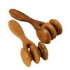 Natural Wooden Hand Massager Roller for Soothing Relief and Relaxation