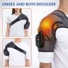 Electric Shoulder Massager Heating Pad Vibration Massage Support Belt Arthritis Pain Relief Shoulder Thermal Physiotherapy Brace