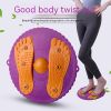 Twister Board Waist Twister: Reduce Puffiness & Massage Feet with Plum Blossom Shaped Outdoor/Indoor Fitness Equipment!