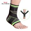 1 PC Sports Ankle Brace Compression Strap Sleeves Support 3D Weave Elastic Bandage Foot Protective Gear