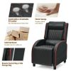 Massage Gaming Recliner Chair with Headrest and Adjustable Backrest for Home Theater